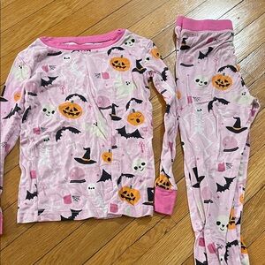 Little Sleepies Pink Halloween Pajama set